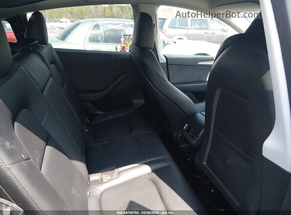 7SAYGAEE4PF759550 2023 TESLA MODEL Y Black VIN კოდის სტიკერის ხედი