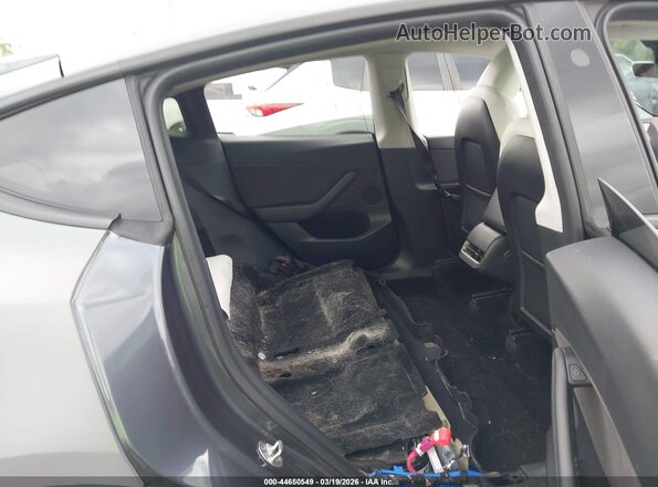 7SAYGAEE6PF948717 2023 TESLA MODEL Y Gray Widok naklejki z numerem VIN