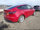 2022 Tesla Model Y Long Range Dual Motor All-wheel Drive Red vin: 7SAYGAEE8NF420027