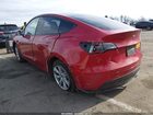 2022 Tesla Model Y Long Range Dual Motor All-wheel Drive Red vin: 7SAYGAEE8NF420027