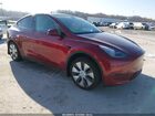 2024 Tesla Model Y Long Range Dual Motor All-wheel Drive Red vin: 7SAYGAEEXRF074343