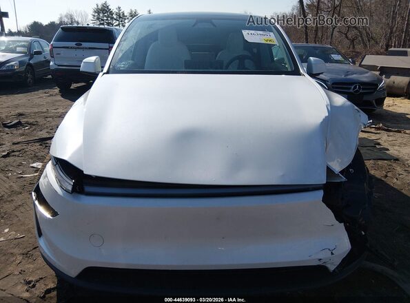 7SAYGDED0TA439836 2026 TESLA MODEL Y White Widok zestawu wskaźników