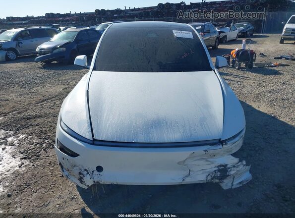 7SAYGDED1TF540354 2026 TESLA MODEL Y White Widok zestawu wskaźników