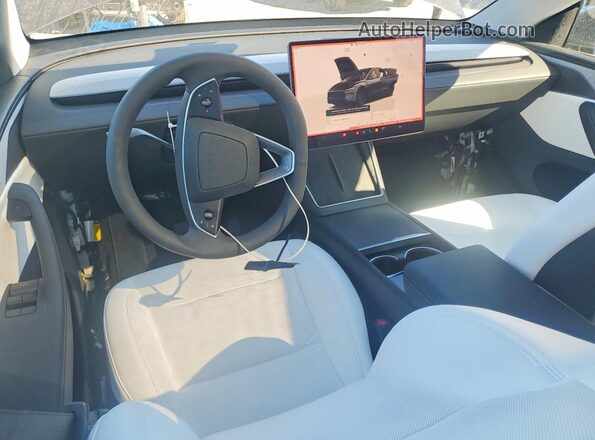 7SAYGDED4TA445672 2026 TESLA MODEL Gray Dashboard view