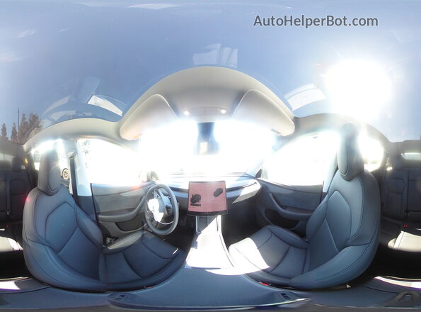 7SAYGDED5TF429600 2026 TESLA MODEL Gray 360 interior view