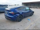 2024 Tesla Model Y Long Range Single Motor Rear-wheel Drive/rwd Blue vin: 7SAYGDED6RF115835