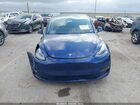 2024 Tesla Model Y Long Range Single Motor Rear-wheel Drive/rwd Blue vin: 7SAYGDED6RF115835