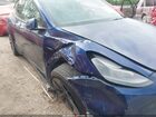 2024 Tesla Model Y Long Range Single Motor Rear-wheel Drive/rwd Blue vin: 7SAYGDED6RF115835