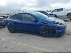 2024 Tesla Model Y Long Range Single Motor Rear-wheel Drive/rwd Blue vin: 7SAYGDED6RF115835