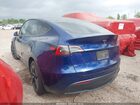 2024 Tesla Model Y Long Range Single Motor Rear-wheel Drive/rwd Blue vin: 7SAYGDED6RF115835