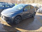 2025 Tesla Model Y Long Range Single Motor Rear-wheel Drive Gray vin: 7SAYGDED6SF318987