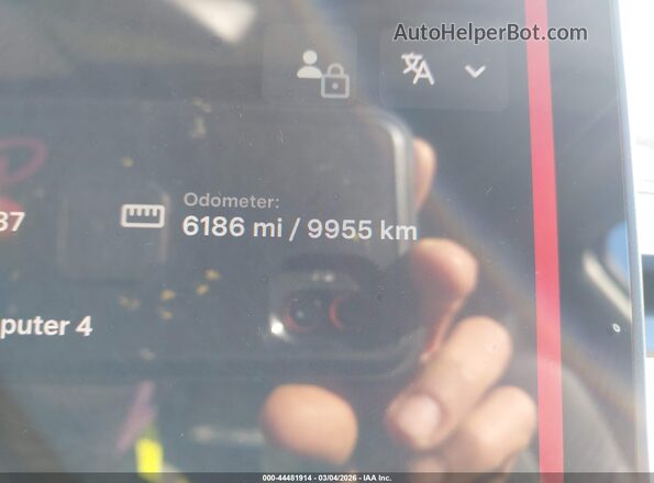 7SAYGDED6SF318987 2025 TESLA MODEL Y Gray უკანა სავარძლების ხედი