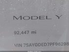 2023 Tesla Model Y Rwd Серый vin: 7SAYGDED7PF962988
