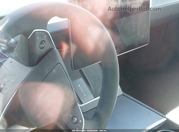 7SAYGDED7TF378147 2026 TESLA MODEL Y Black Dashboard view
