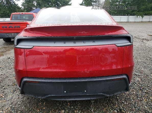 7SAYGDED7TF439996 2026 TESLA MODEL Red Вид ззаду