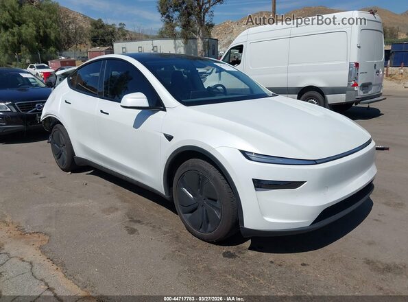 7SAYGDED9TF395256 2026 TESLA MODEL Y White Przód prawy
