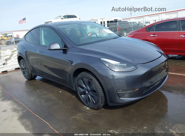7SAYGDEDXRA322337 2024 TESLA MODEL Y Dark Blue Передня права чверть