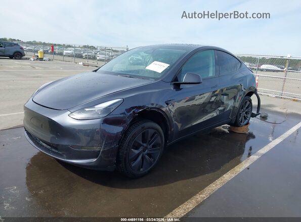 7SAYGDEDXRA322337 2024 TESLA MODEL Y Dark Blue Передня ліва чверть