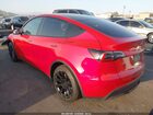 2022 Tesla Model Y Long Range Dual Motor All-wheel Drive Red vin: 7SAYGDEE0NF385212