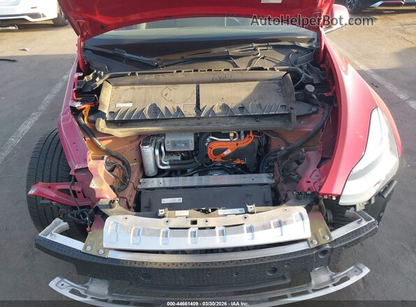 7SAYGDEE0NF385212 2022 TESLA MODEL Y Red უკანა ხედი