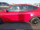 2022 Tesla Model Y Long Range Dual Motor All-wheel Drive Red vin: 7SAYGDEE0NF385212