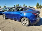 2022 Tesla Model Y Blue vin: 7SAYGDEE3NF345884