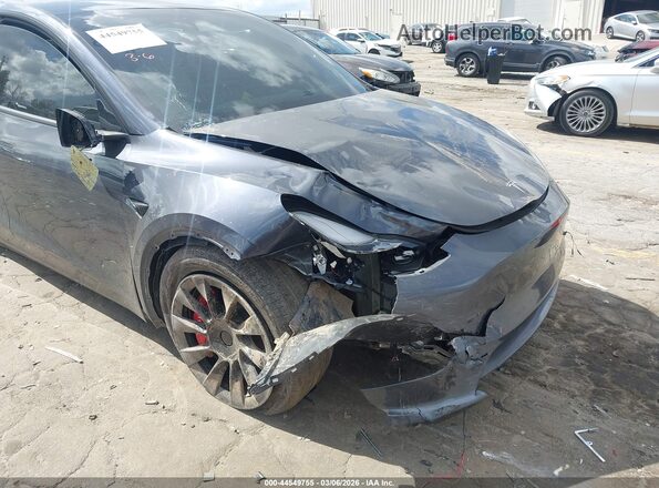 7SAYGDEE3PA154630 2023 TESLA MODEL Y Gray Vista frontal