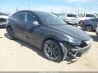 2025 Tesla Model Y Long Range Dual Motor All-wheel Drive Gray vin: 7SAYGDEE3SA356165