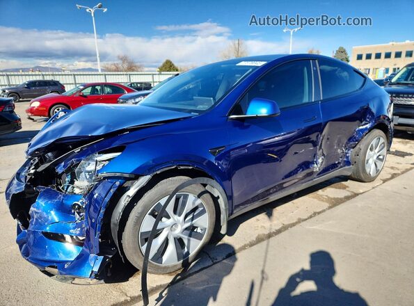 7SAYGDEE4NA007570 2022 TESLA MODEL Синий Передняя левая четверть