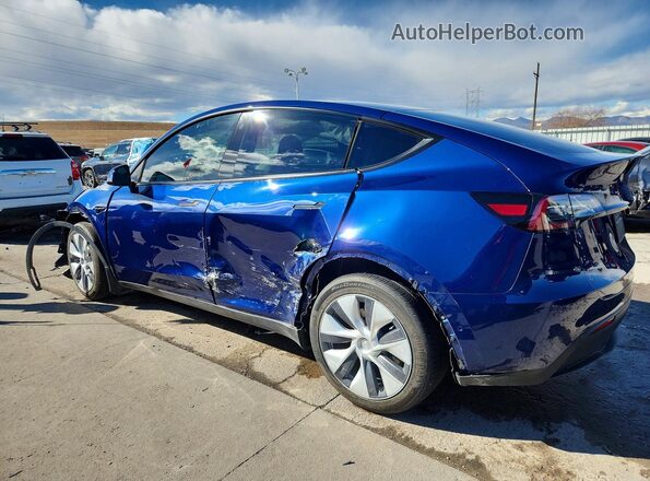7SAYGDEE4NA007570 2022 TESLA MODEL Синий Задняя левая четверть