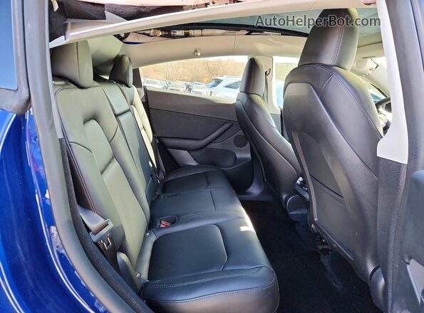7SAYGDEE4NA007570 2022 TESLA MODEL Синий Вид задних сидений