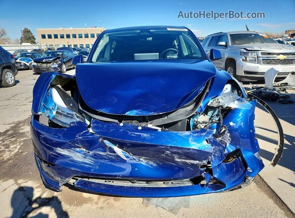 7SAYGDEE4NA007570 2022 TESLA MODEL Синий Вид спереди