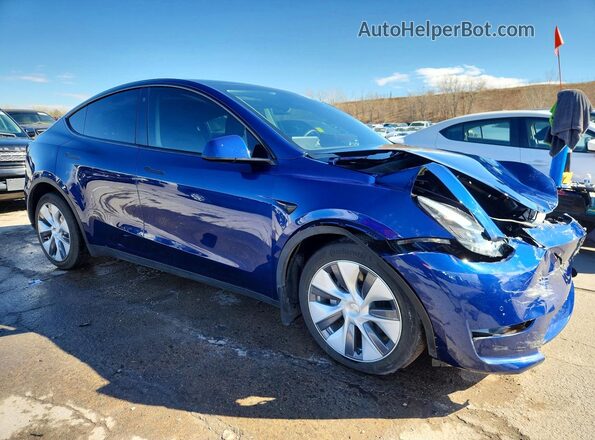 7SAYGDEE4NA007570 2022 TESLA MODEL Синий Передняя правая четверть