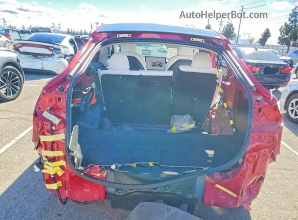 7SAYGDEE5NF369488 2022 TESLA MODEL Red Rear view