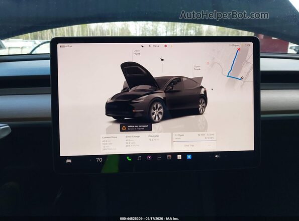 7SAYGDEE5NF393998 2022 TESLA MODEL Y Black 