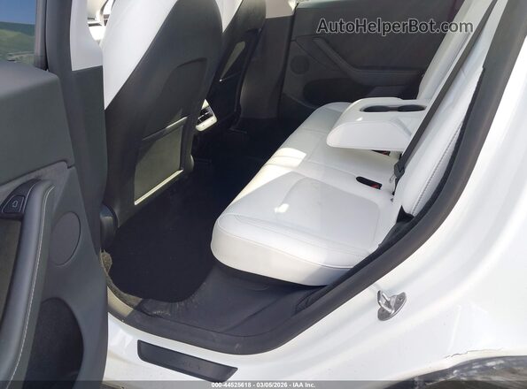 7SAYGDEE5PA145220 2023 TESLA MODEL Y White Vista de la etiqueta del VIN