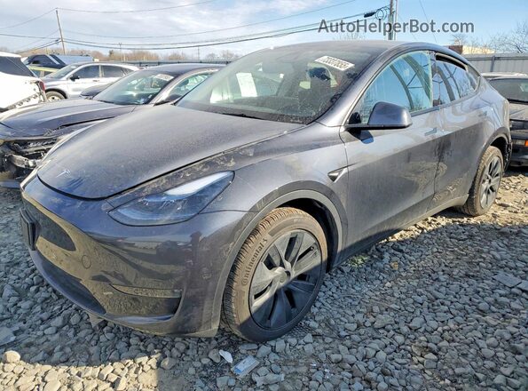 7SAYGDEE5RA329639 2024 TESLA MODEL Gray წინა მარცხენა ხედი სამი მეოთხედიდან