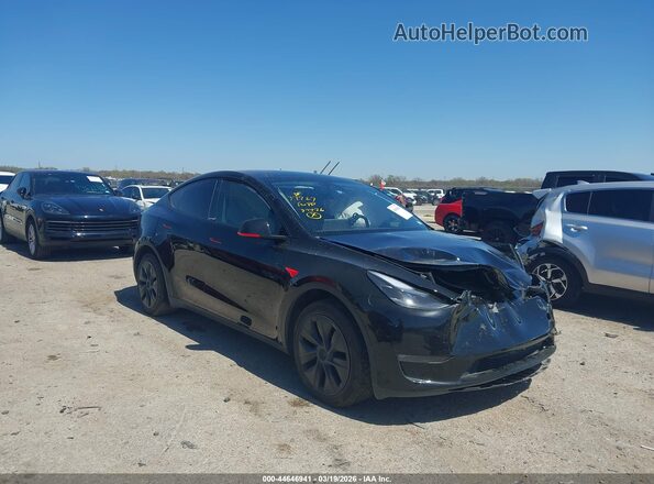 7SAYGDEE5SA345832 2025 TESLA MODEL Y Черный Передняя правая четверть
