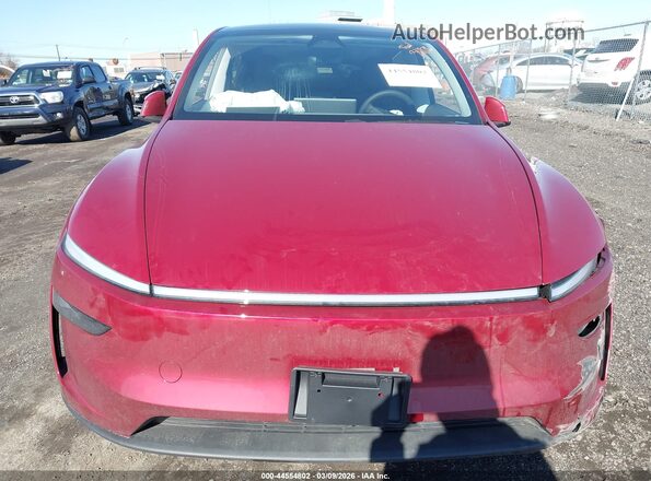 7SAYGDEE5TA461811 2026 TESLA MODEL Y Red Widok zestawu wskaźników