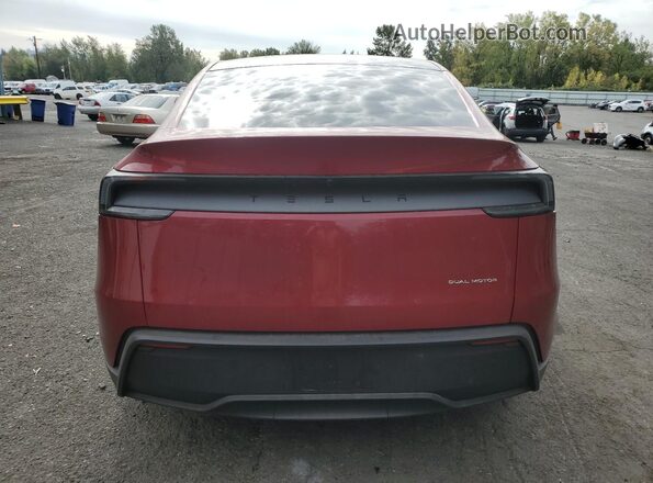 7SAYGDEE5TF372355 2026 TESLA MODEL Red Вид ззаду