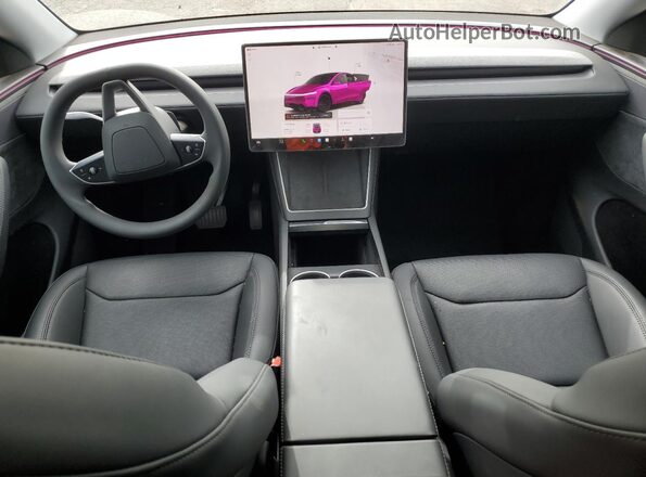7SAYGDEE5TF372355 2026 TESLA MODEL Red Вид панелі приладів