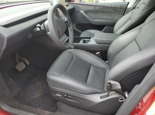7SAYGDEE5TF372355 2026 TESLA MODEL Red Вид салону спереду