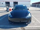 2022 Tesla Model Y Long Range Dual Motor All-wheel Drive Black vin: 7SAYGDEE6NF376675