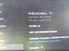 2022 Tesla Model Y Long Range Dual Motor All-wheel Drive Black vin: 7SAYGDEE6NF376675
