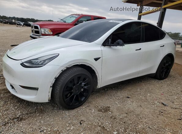 7SAYGDEE6NF385845 2022 TESLA MODEL Белый Передняя левая четверть