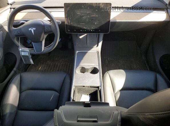 7SAYGDEE6SA356161 2025 TESLA MODEL Black Вид панелі приладів
