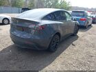 2025 Tesla Model Y Long Range Dual Motor All-wheel Drive Gray vin: 7SAYGDEE6SF308131