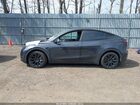 2025 Tesla Model Y Long Range Dual Motor All-wheel Drive Gray vin: 7SAYGDEE6SF308131