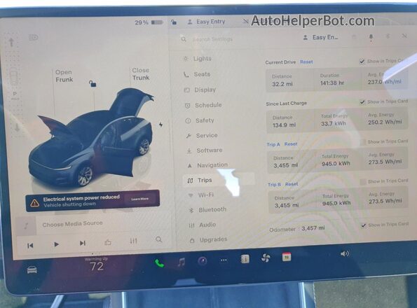 7SAYGDEE6TA396497 2026 TESLA MODEL Charcoal Вид щитка приладів