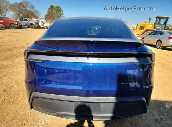 7SAYGDEE7TA463222 2026 TESLA MODEL Blue Widok z tyłu